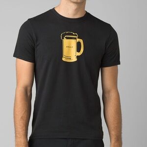 prAna Men's Beer‎ Belly Journeyman T-Shirt black size medium